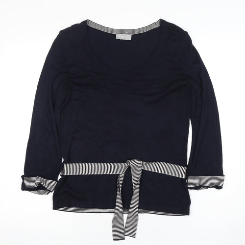 Per Una Women's Blue 3/4 Sleeve Sweater Size 12