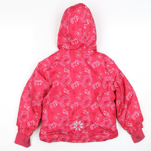 Lupilu Girls' Pink Floral Puffer Jacket, 2-4 Years, Winter