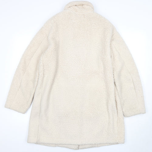 Uniqlo Women's Beige Mid-Length Overcoat M