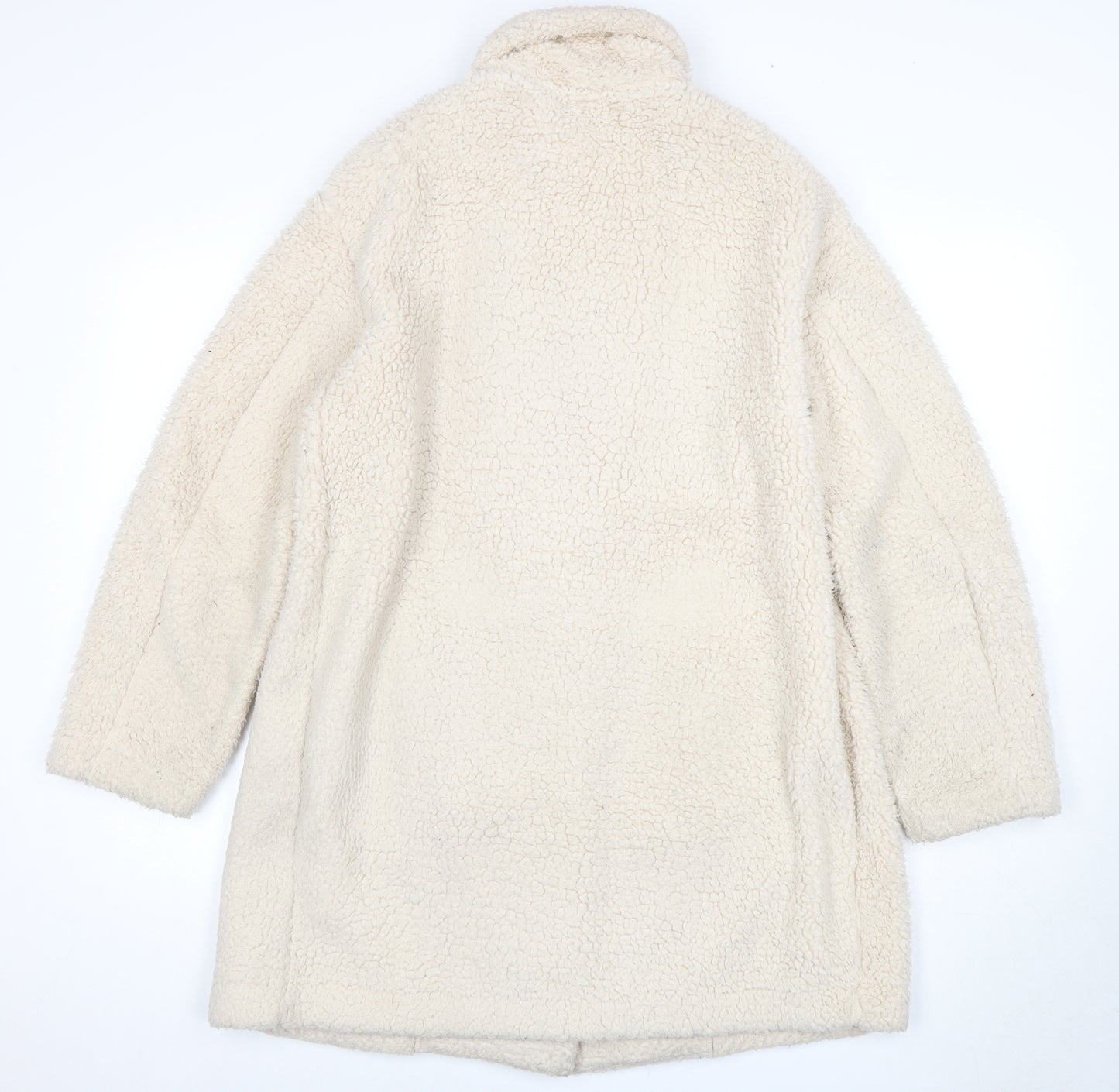 Uniqlo Women's Beige Mid-Length Overcoat M