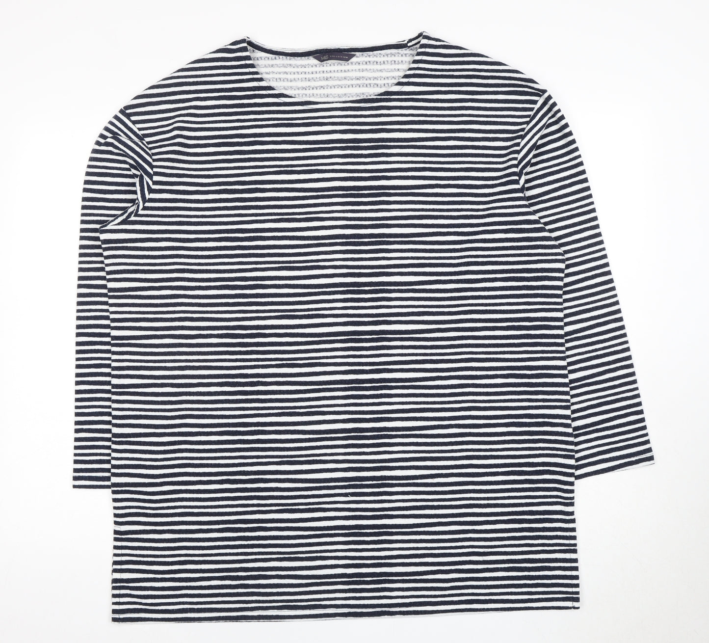 Marks and Spencer Women's Striped T-Shirt Size 18