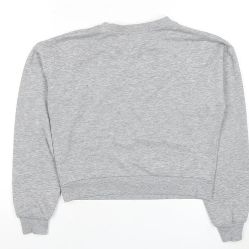 BSL Women's Grey 90s Pullover Sweatshirt, Size S