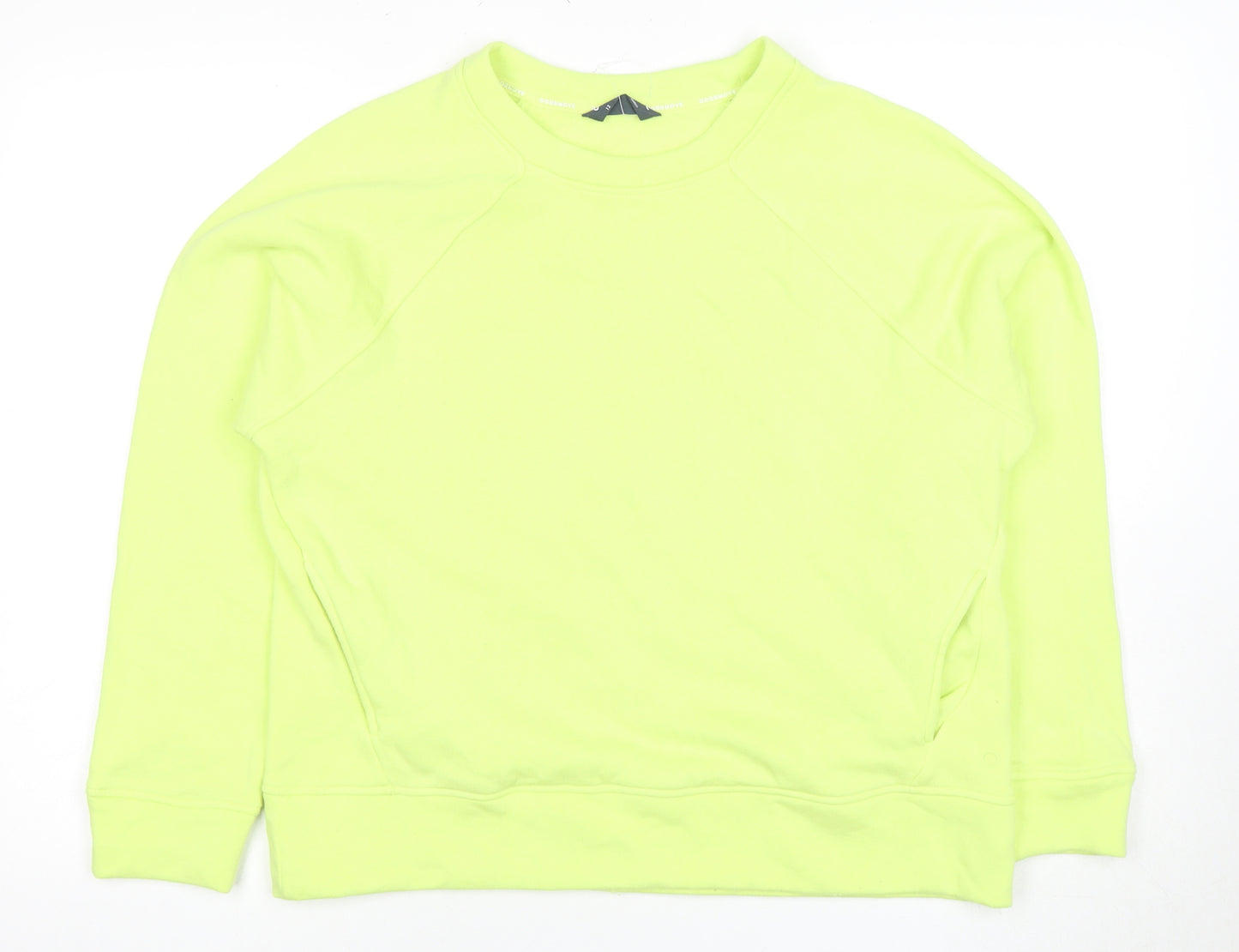 Marks and Spencer Women's Yellow Sweatshirt Size 12