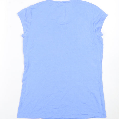 BIBA Women's Blue Size 8 Casual T-Shirt