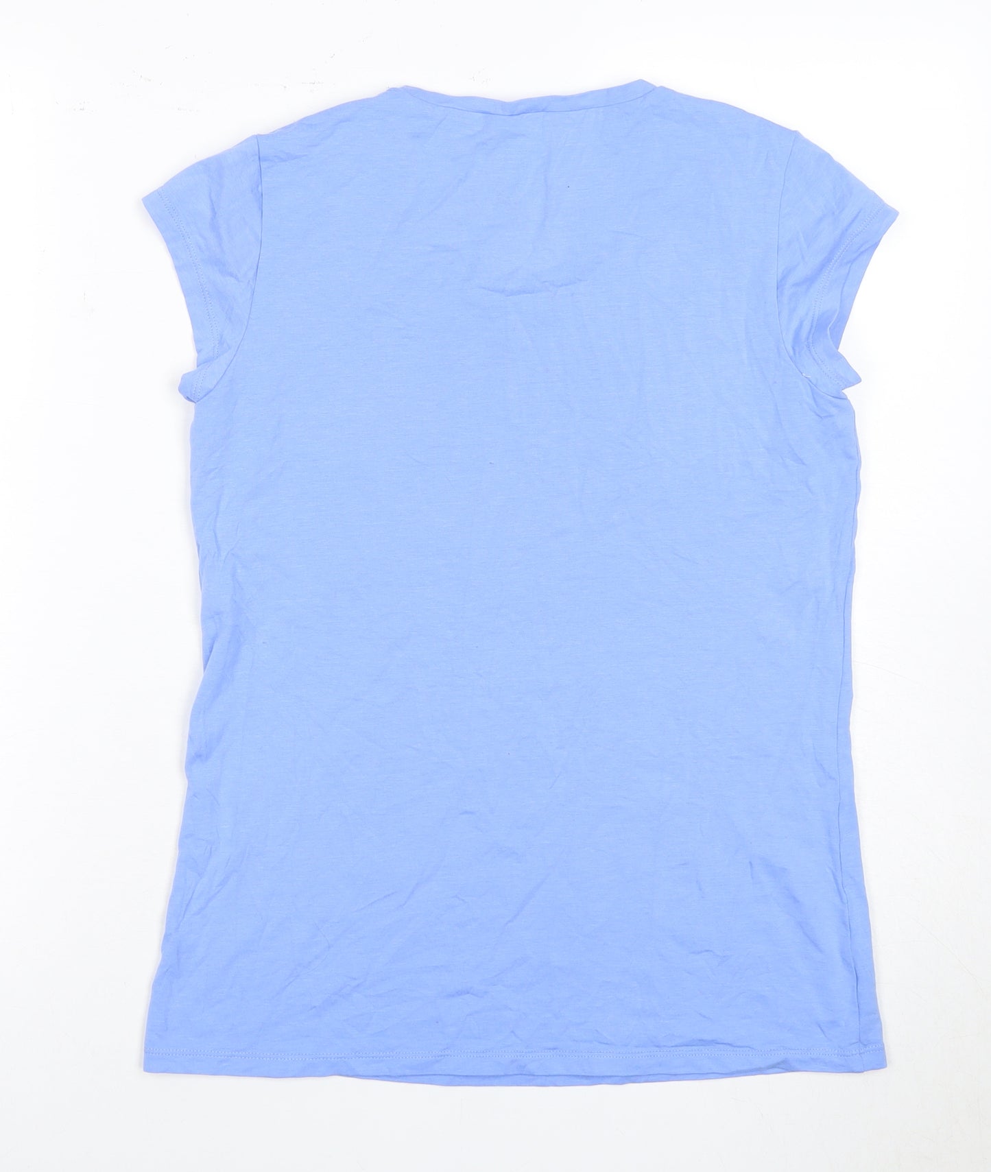 BIBA Women's Blue Size 8 Casual T-Shirt