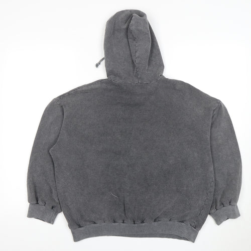Boohoo Women's Grey Pullover Hoodie Size 8