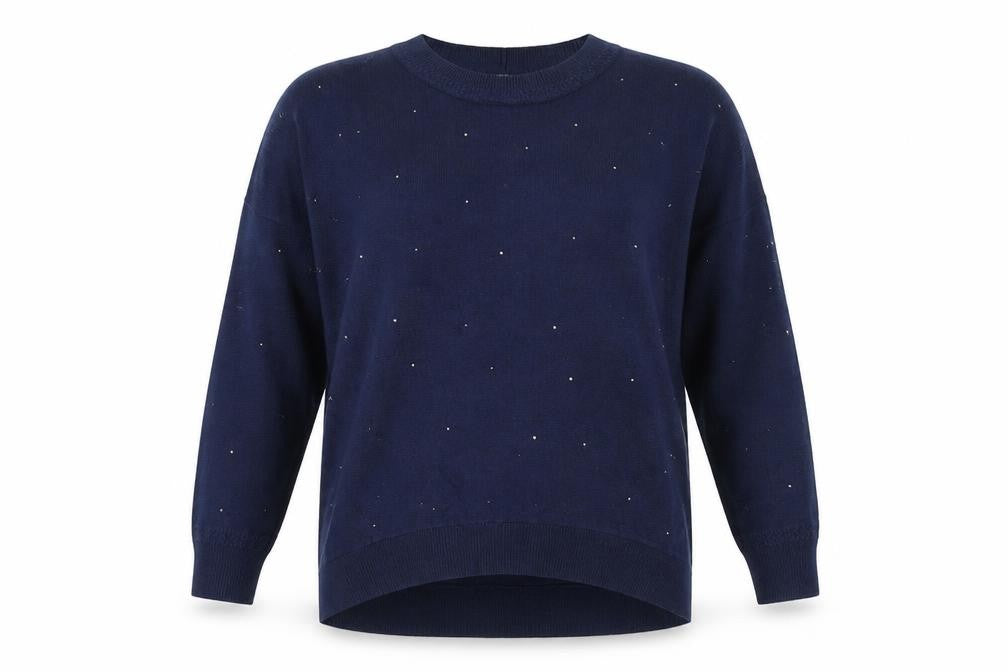 Next Women's Blue Pullover Jumper Size 14, Crew Neck