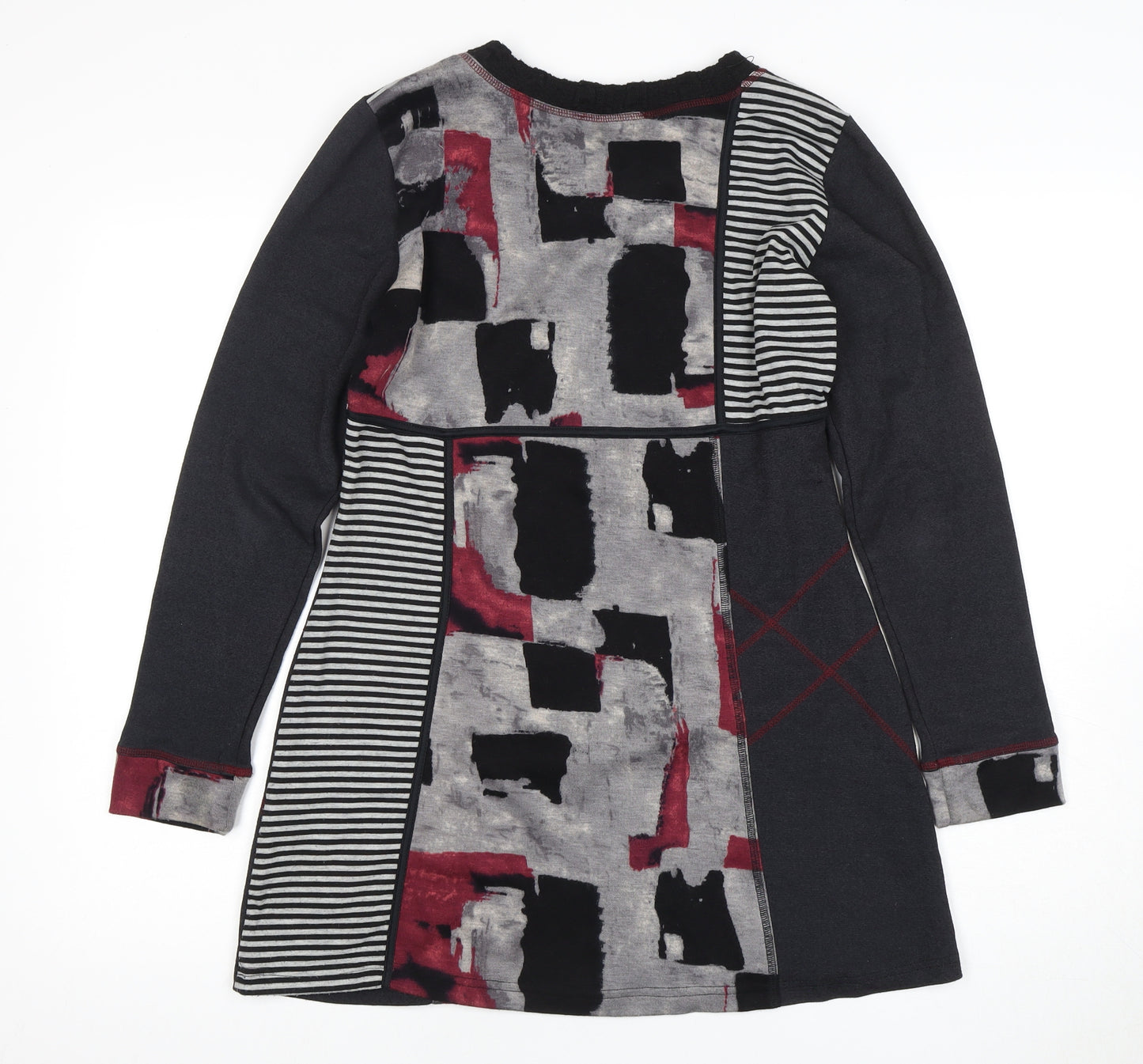 S'QuiseS Women's Multicoloured Geometric Shift Dress