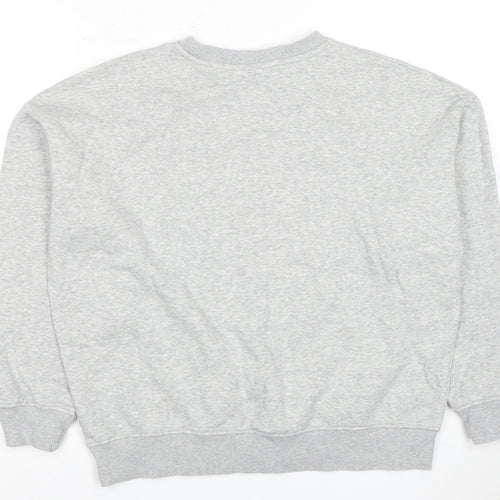 H&M Grey Christmas Cartoon Sweatshirt M