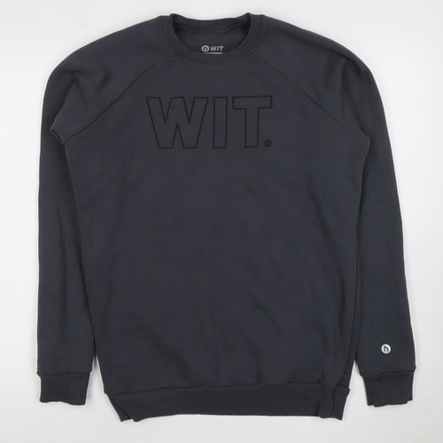 WIT Men's Black XS Pullover Sweatshirt