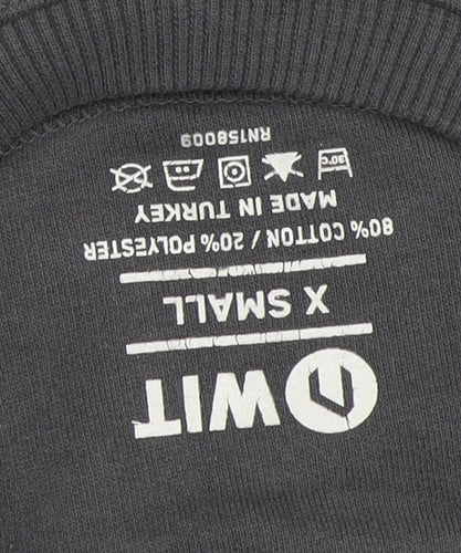 WIT Men's Black XS Pullover Sweatshirt