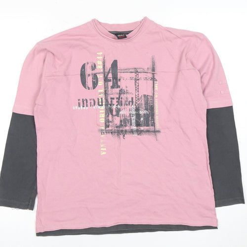 Next Girls Pink Graphic Print Long Sleeve T-Shirt 11-12 Years