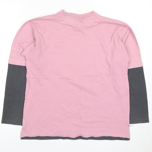 Next Girls Pink Graphic Print Long Sleeve T-Shirt 11-12 Years