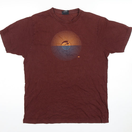 Mountain Equipment Men's Brown Graphic T-Shirt M