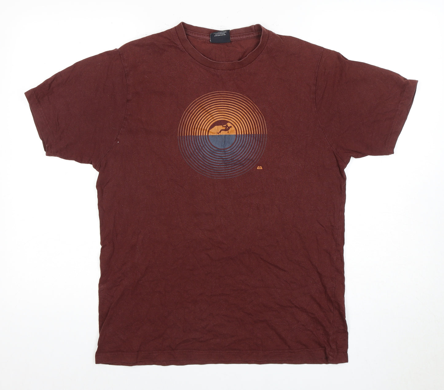 Mountain Equipment Men's Brown Graphic T-Shirt M