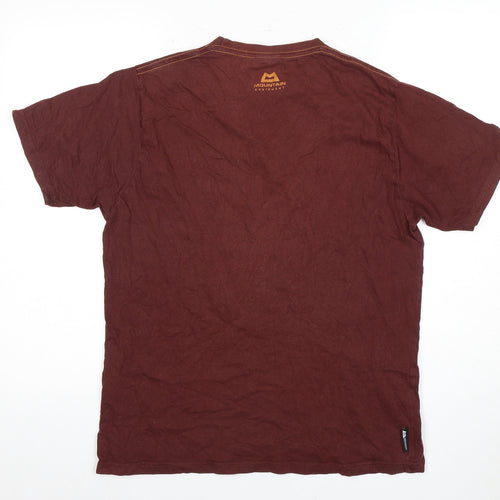 Mountain Equipment Men's Brown Graphic T-Shirt M