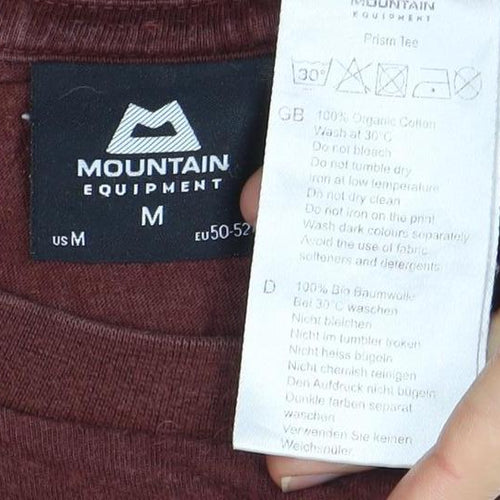 Mountain Equipment Men's Brown Graphic T-Shirt M