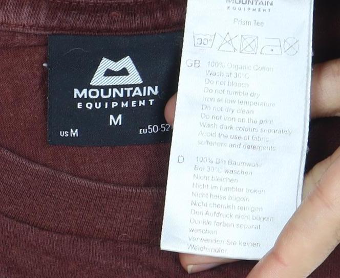 Mountain Equipment Men's Brown Graphic T-Shirt M