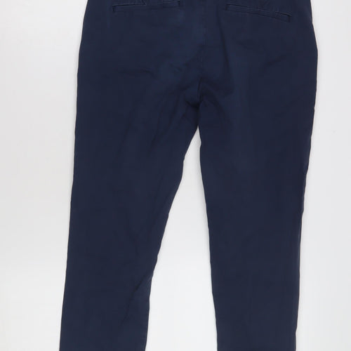 Jack Wills Women's Blue Slim Chino Trousers Size 26