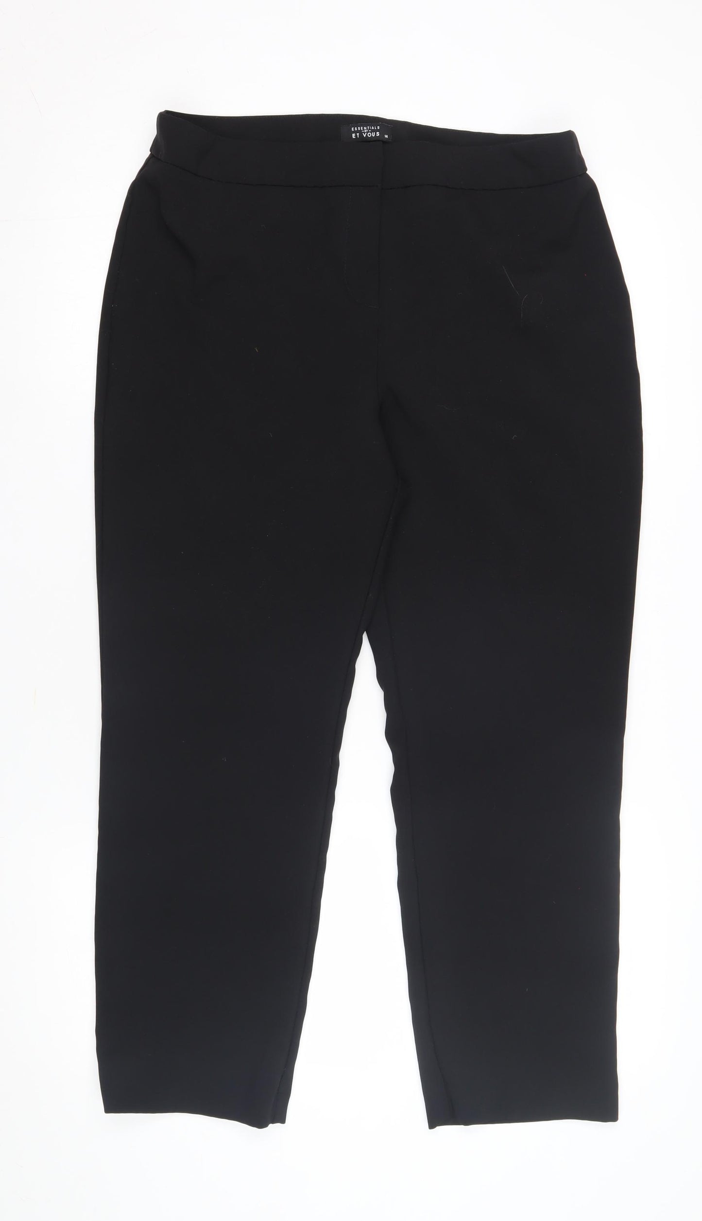 ET VOUS Women's Black Trousers Size 14