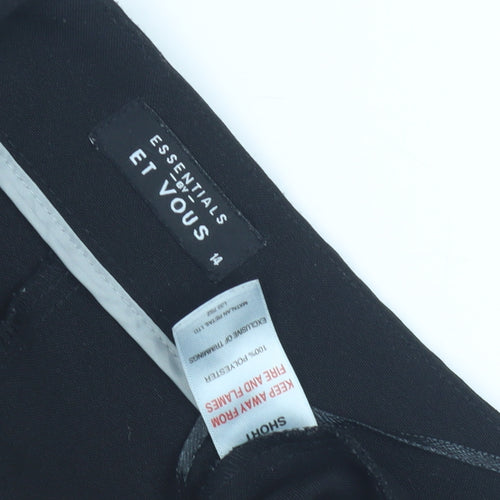 ET VOUS Women's Black Trousers Size 14