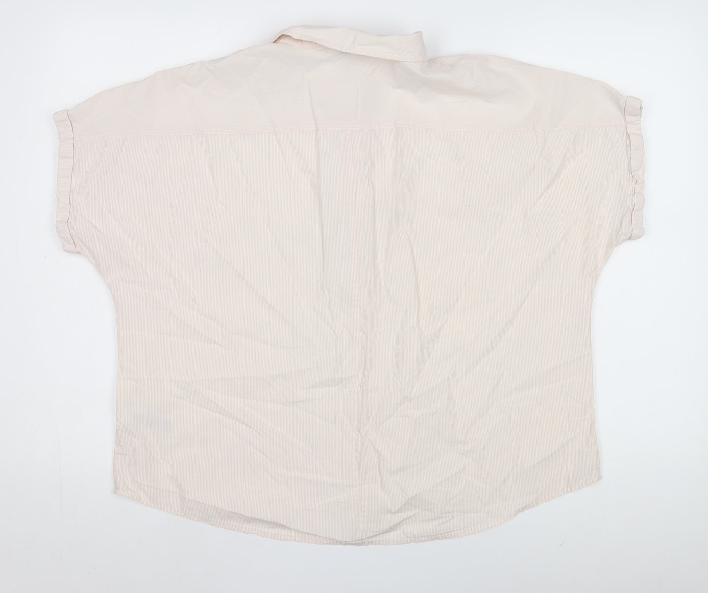 Marks and Spencer Women's Pink Button-Up Shirt, Size 18