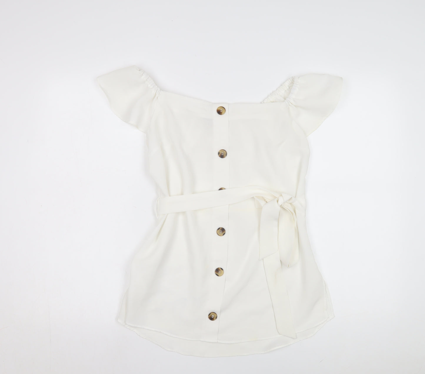River Island Women's White Off the Shoulder Blouse