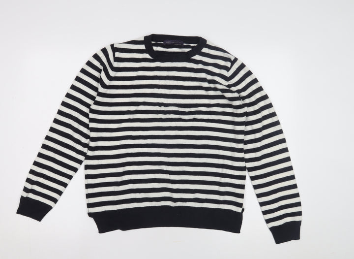 Marks and Spencer Women's Striped Pullover Jumper Size 14