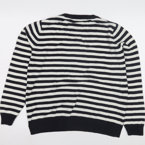 Marks and Spencer Women's Striped Pullover Jumper Size 14