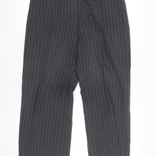 Vinson Women's Black Striped Trousers Size 12