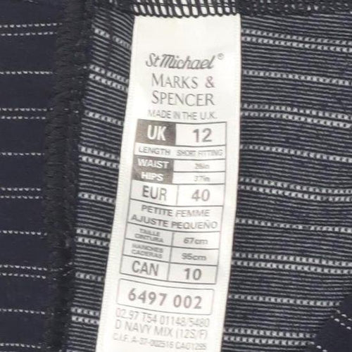 Marks and Spencer Women's Black Stirrup Leggings Size 12