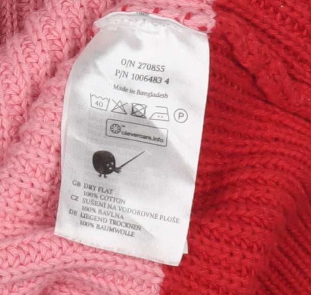 Monki Women's Multicoloured Striped Cardigan Size 12