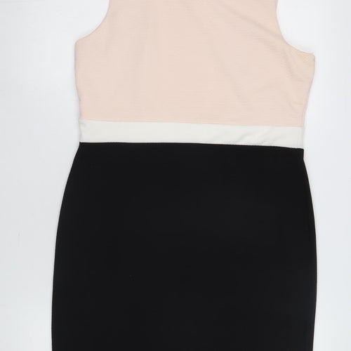 Select Women's Black Bodycon Dress Size 16 Sleeveless