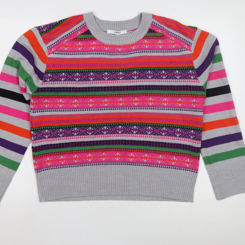 Next Women's Multicoloured Pullover Jumper M