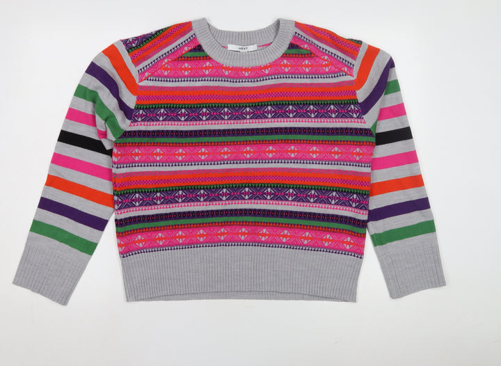 Next Women's Multicoloured Pullover Jumper M