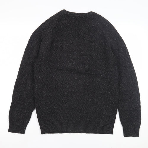 Next Men's Black Cable-Knit Jumper XS