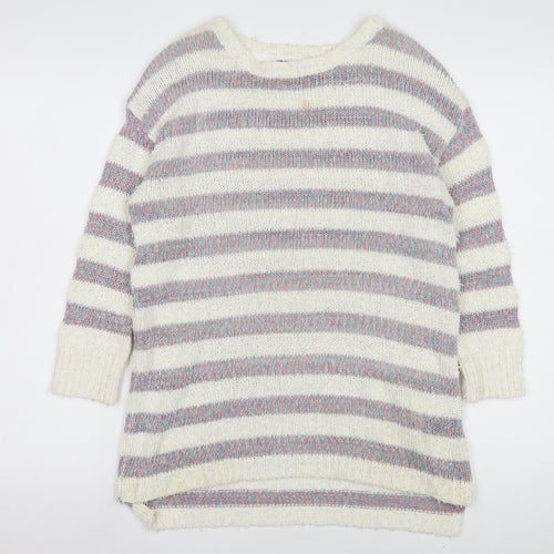 Marks and Spencer Women's Multicoloured Striped Jumper