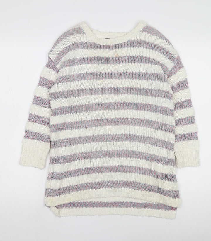 Marks and Spencer Women's Multicoloured Striped Jumper