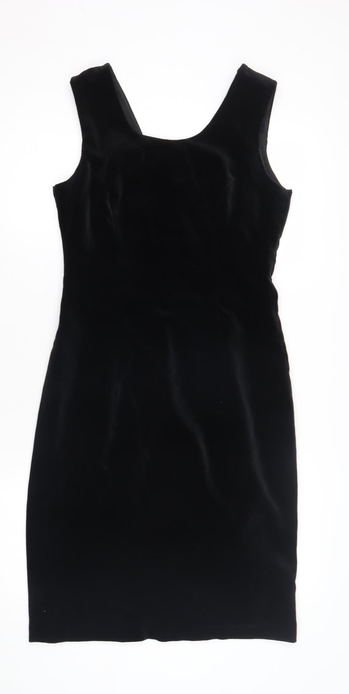 Vera Mont Women's Black Sleeveless Dress Size 10