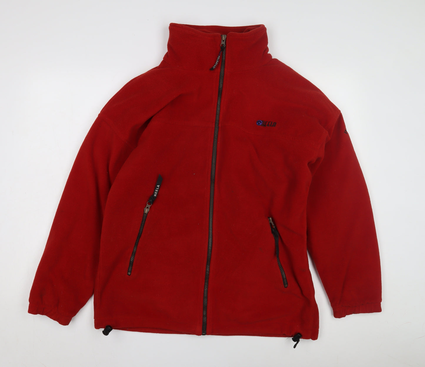 Keela Men's Red Fleece Jacket, Size S, Full Zip