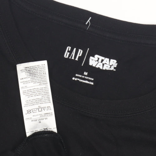 Gap Men's Black Star Wars T-Shirt M