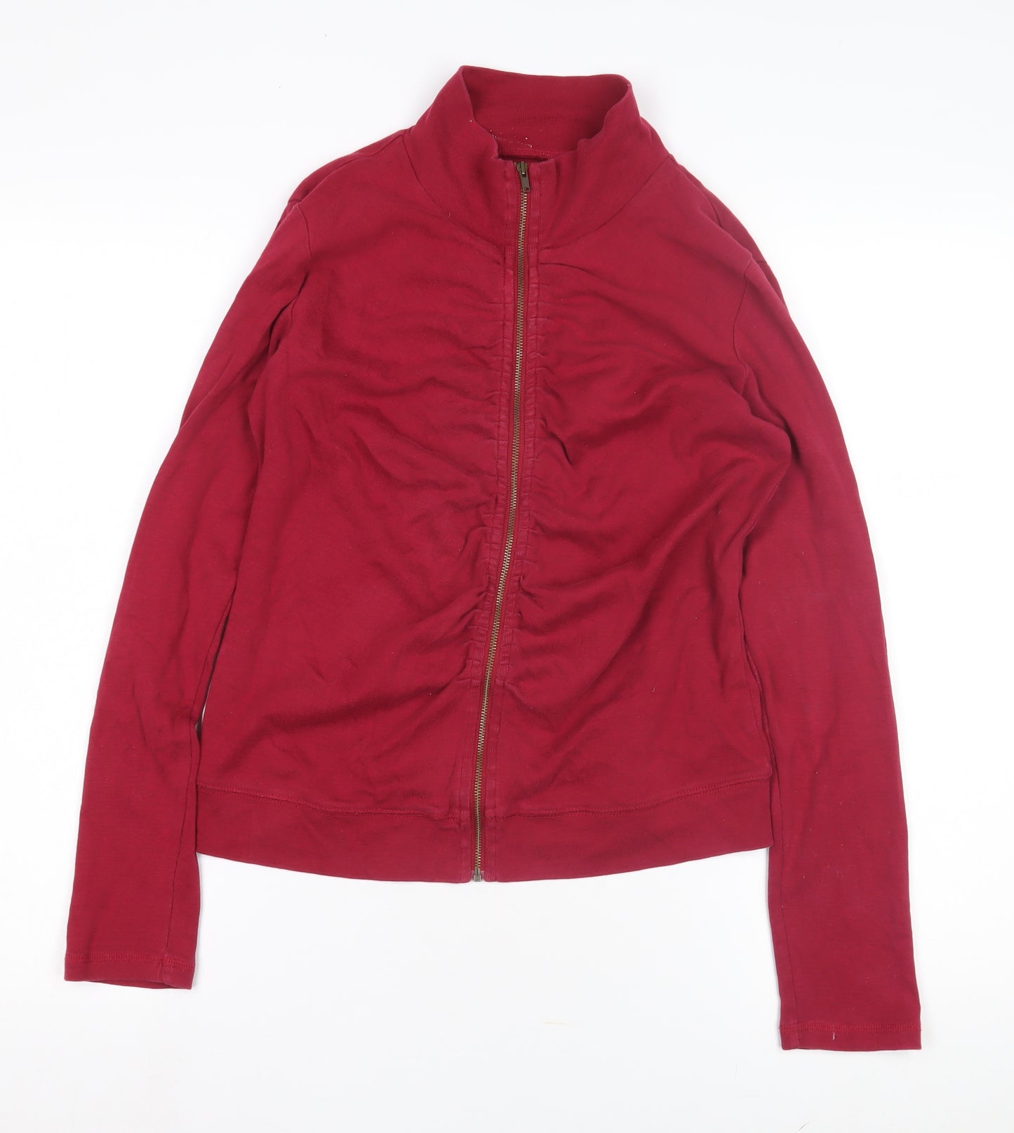 Jigsaw Women's Red Full Zip Jacket, Size M