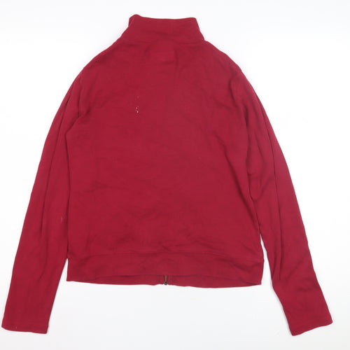 Jigsaw Women's Red Full Zip Jacket, Size M
