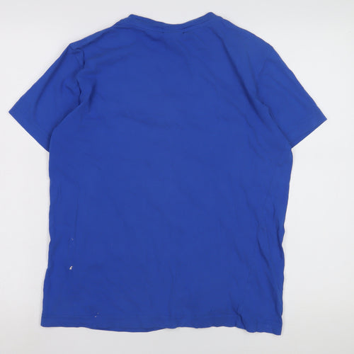 Champion Men's Blue XS Logo T-Shirt