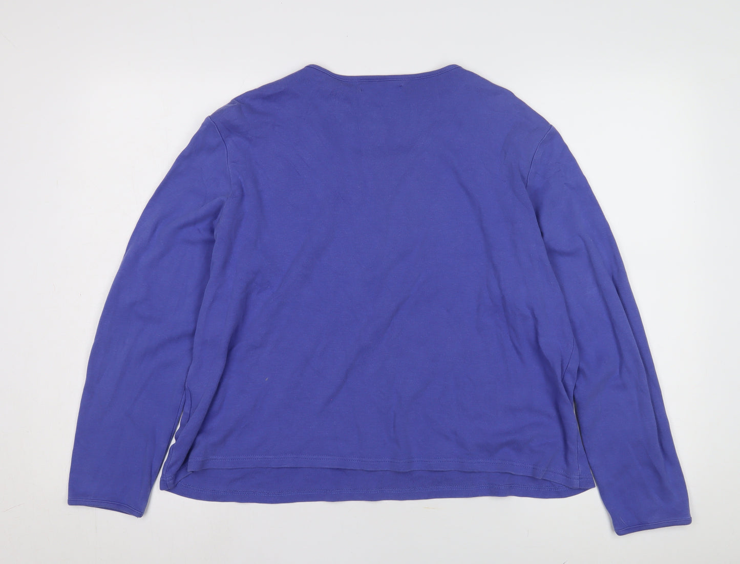 Hawkshead Women’s Blue Long Sleeve T-Shirt Size LL