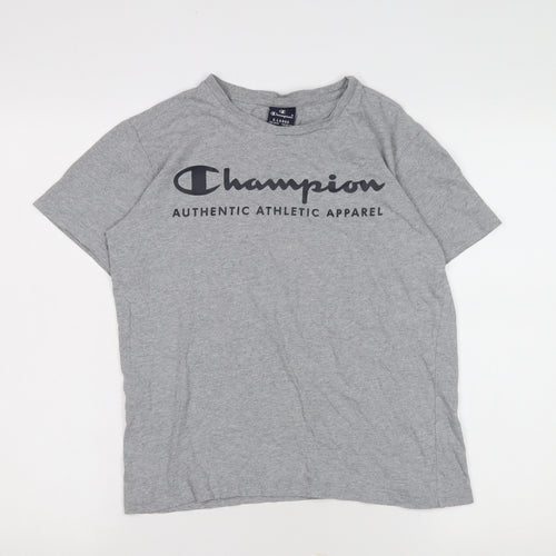 Champion Teens Grey XL T-Shirt Crew Neck Casual
