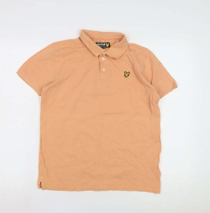 Lyle & Scott Boys Orange Polo Shirt 14-15 Years, Casual