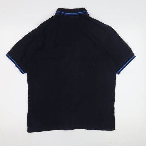Fred Perry Men's Black Polo Shirt M Size