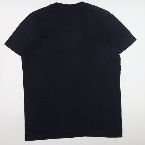 Hollister Men’s Blue Regular Fit Crew Neck T-Shirt M