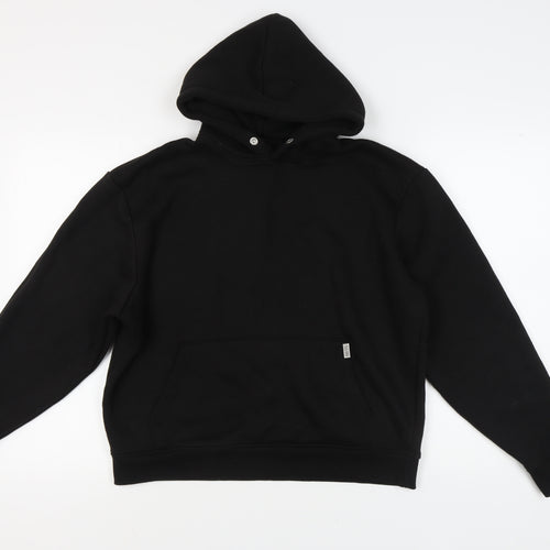 boohooMAN Black Men's Small Pullover Hoodie